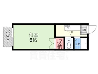 ループ芹川B棟【2階】の間取り