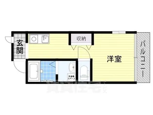 白龍ビル【508号室】の間取り