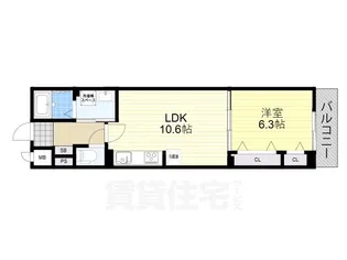 アドバンス【3階】の間取り