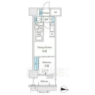 L&Cレジデンス鶴舞公園【4階】の間取り