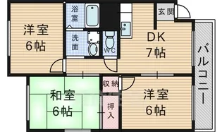第2メゾンユタカ【2階】の間取り