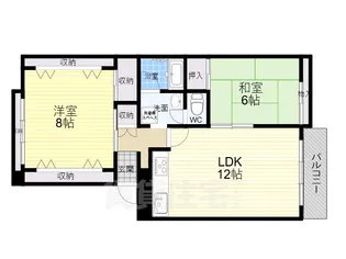 大阪府豊中市北緑丘2丁目【マンション】の間取り