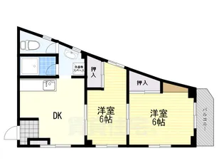 吹田朝日マンション【4階】の間取り