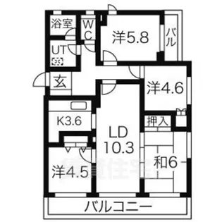 ドール大高【4階】の間取り