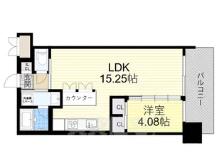 プレジオ御幣島ASIAN【7階】の間取り
