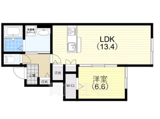 メゾンド・メルヴェーユ須磨【107号室】の間取り