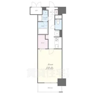 アロームドゥジョア【6階】の間取り