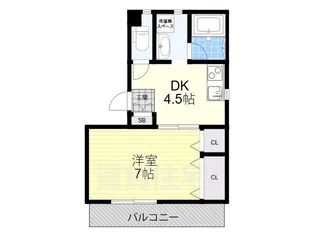 シオン・ド・ヒル【2階】の間取り