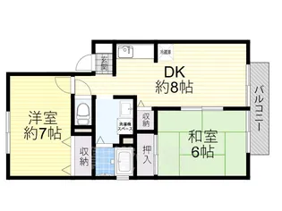 大阪府堺市北区百舌鳥梅町3丁【アパート】の間取り