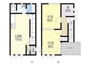 三国ヶ丘residenceE棟【1階】の間取り
