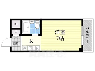 中野ロイヤルハイツ【2階】の間取り