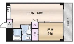 浅野ビル【503号室】の間取り