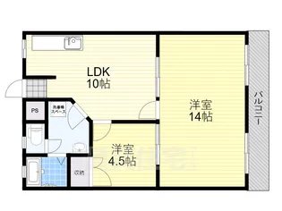 セシル古市【204号室】の間取り