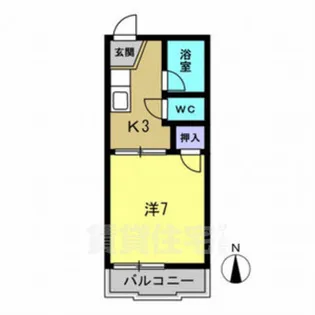 フォーブル渋谷A【2階】の間取り