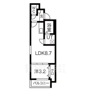 MOVE本陣PREMIO【3階】の間取り