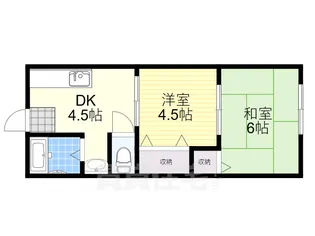フジハイツ【2階】の間取り