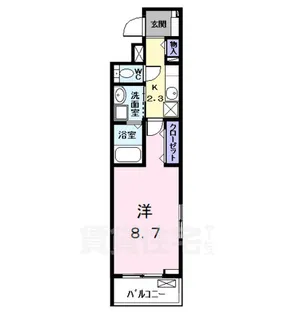 エスポワールⅡ【3階】の間取り