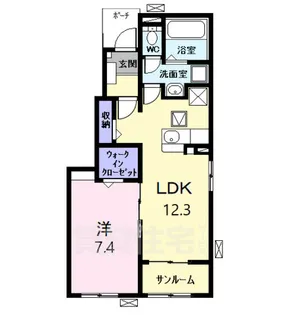 ガーデンプラザ【1階】の間取り