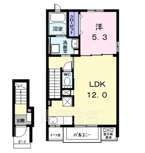 フランキンセンスKI【2階】の間取り