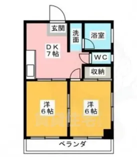 吉田マンション【2階】の間取り