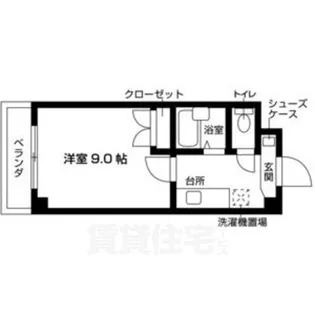 ベルビュー芦刈山【4階】の間取り