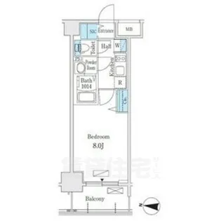 L&Cレジデンス鶴舞公園【15階】の間取り