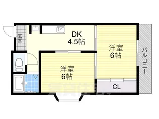 パラッツオF【4階】の間取り