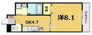 レクサス深草1号館【1階】の間取り