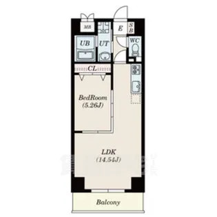 GRANDUKE正木【5階】の間取り