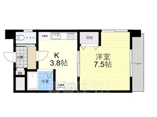 ランド・アート西宮【7階】の間取り