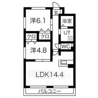 GRANDUKE松原【9階】の間取り