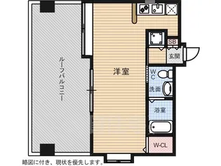 ローズモントフレア舞鶴【12階】の間取り