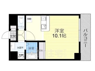 MELDIA CREST TAPP新大阪WEST【10階】の間取り