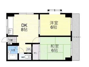 メゾンおかもと【3階】の間取り