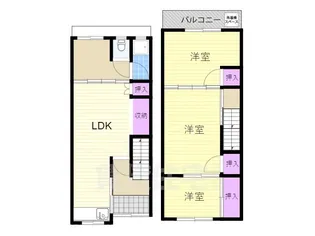 大阪府大阪市西淀川区姫島5丁目【一戸建】の間取り