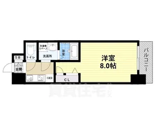 S-RESIDENCE堺市駅前【13階】の間取り