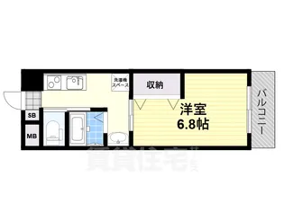 カーサドマーニ【4階】の間取り