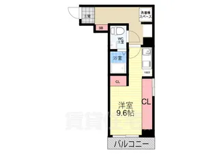 ライオンズマンション京都東堀川【5階】の間取り