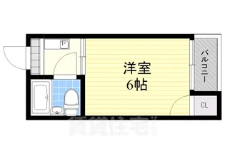 ロジーパレス平野【6階】の間取り