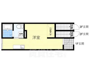 大阪府堺市堺区石津町4丁【アパート】の間取り