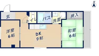 M’プラザ菱江【2階】の間取り