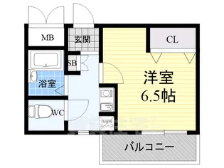 エスポワール十八条【2階】の間取り