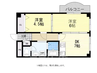グレースコーポ都島【2階】の間取り