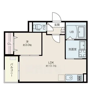 Jack biwajima2【2階】の間取り