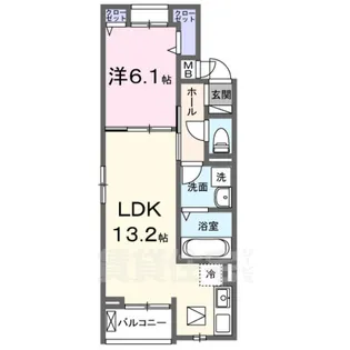 リビオ MIYABI【1階】の間取り