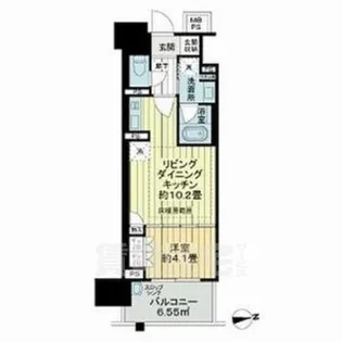 ザ・グランアルト栄【8階】の間取り