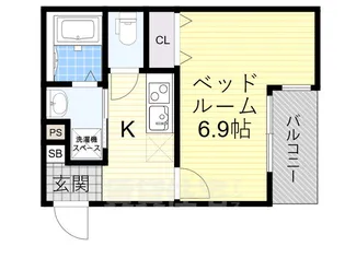 ALEGRIA姫島2【2階】の間取り
