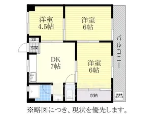 寿美礼ビル(スミレビル)【301号室】の間取り