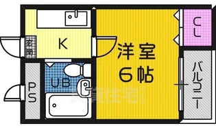 大阪府堺市北区百舌鳥赤畑町3丁【マンション】の間取り