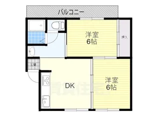メゾン津之江【3階】の間取り